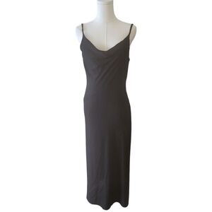 Calvin Klein Black Draped Neckline Dress Size 8